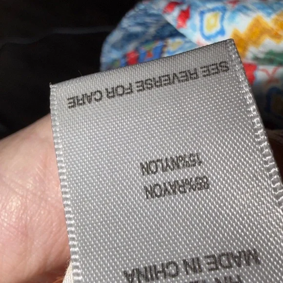 Leoma Lovegrove Tropical Painterly Print Tunic Top in Multicolor Size 3X - Picture 6 of 12